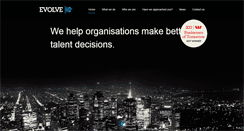 Desktop Screenshot of evolveintelligence.com